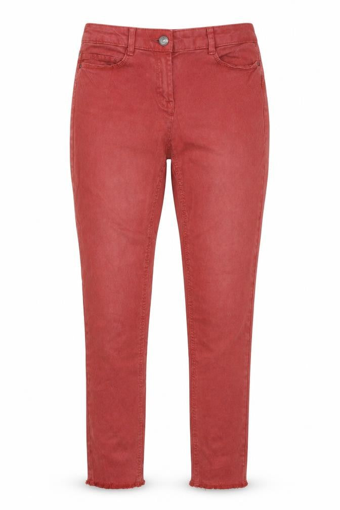 EDC Womens Red  Cotton Skinny Jeans Size 34 in L26 in Regular
