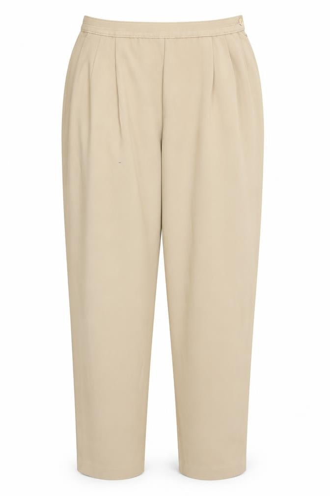 Marks & Spencer Womens Brown  Polyester Trousers  Size 14 L29.5 in Regular