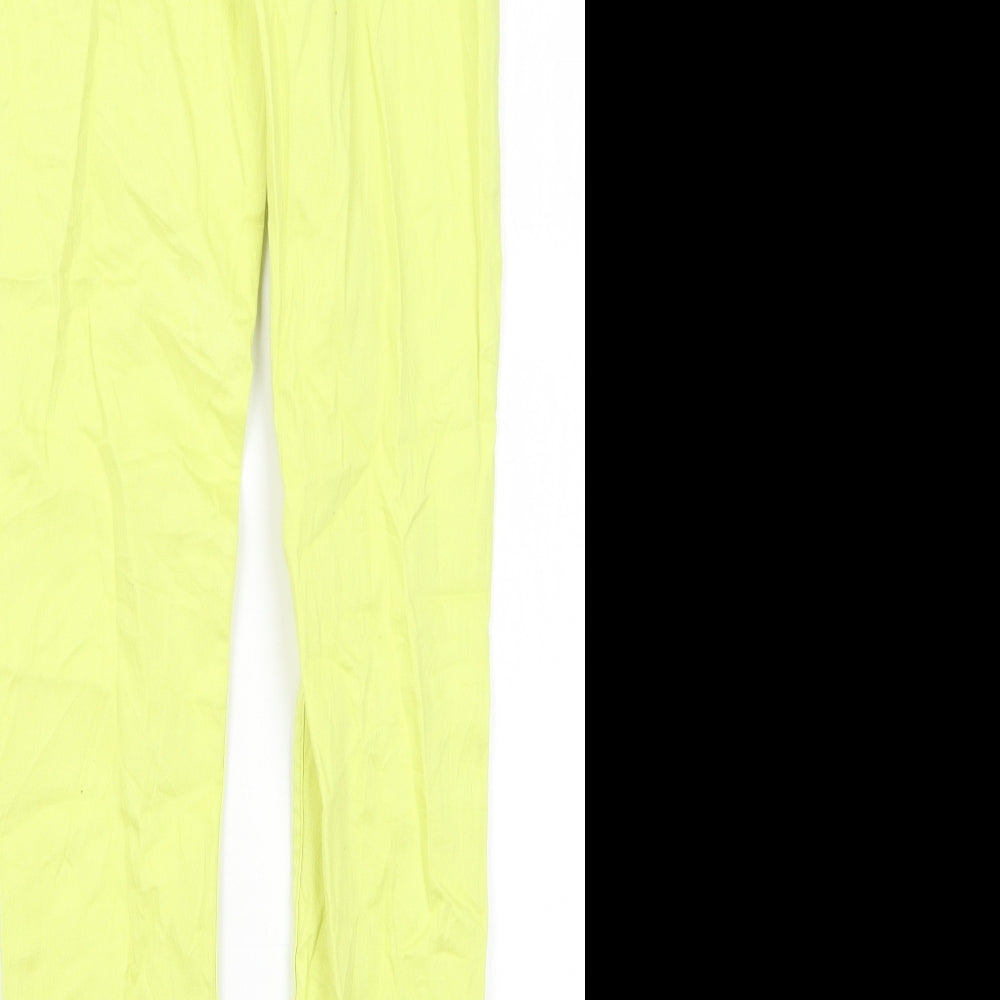 Pieces Womens Yellow  Cotton Skinny Jeans Size XS L28 in Regular