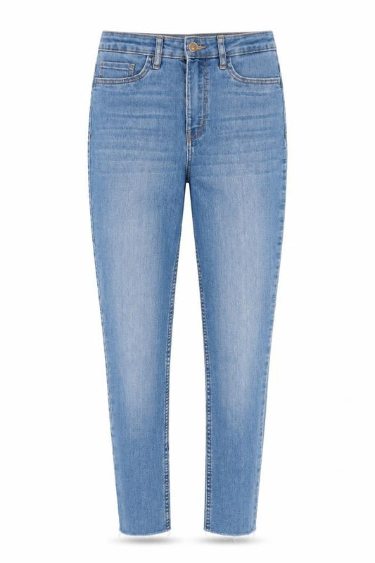 Divided Womens Blue  Cotton Skinny Jeans Size 10 L25 in Regular