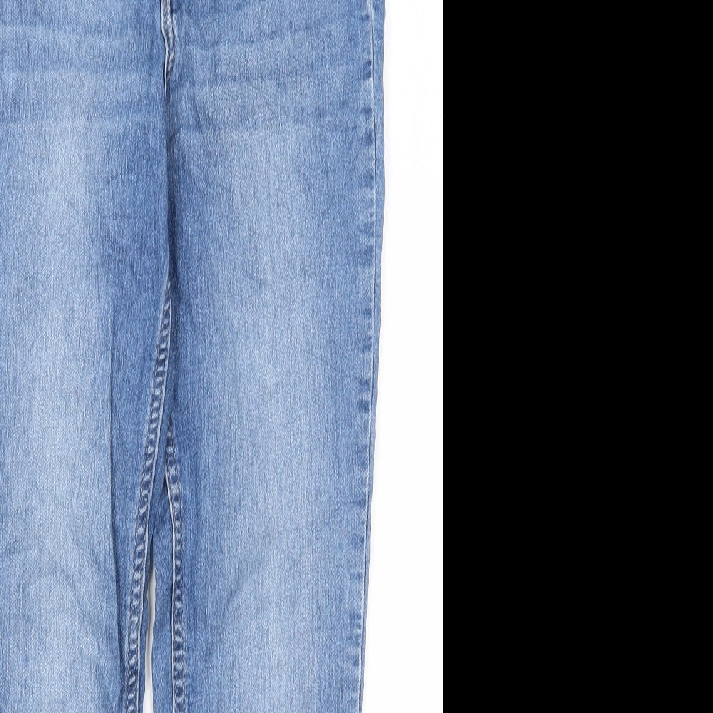Divided Womens Blue  Cotton Skinny Jeans Size 10 L25 in Regular