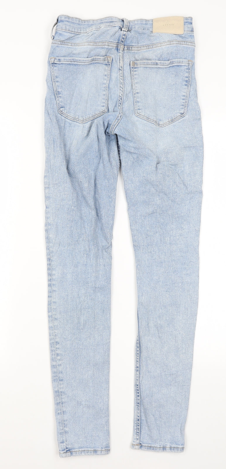 H&M Womens Blue  Cotton Skinny Jeans Size 26 in L30 in Regular