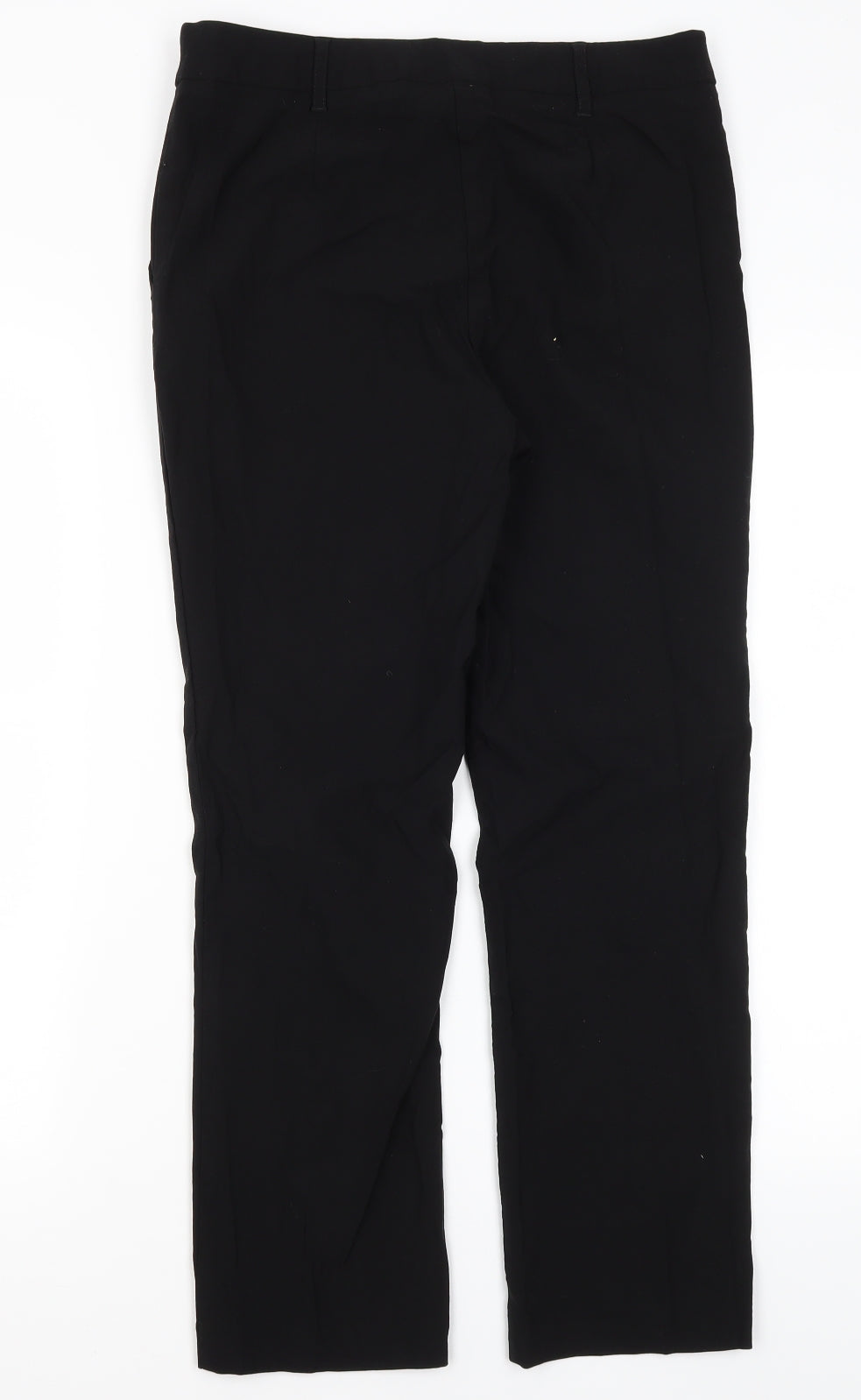 Papaya Womens Black  Polyester Dress Pants Trousers Size 12 L26.5 in Regular