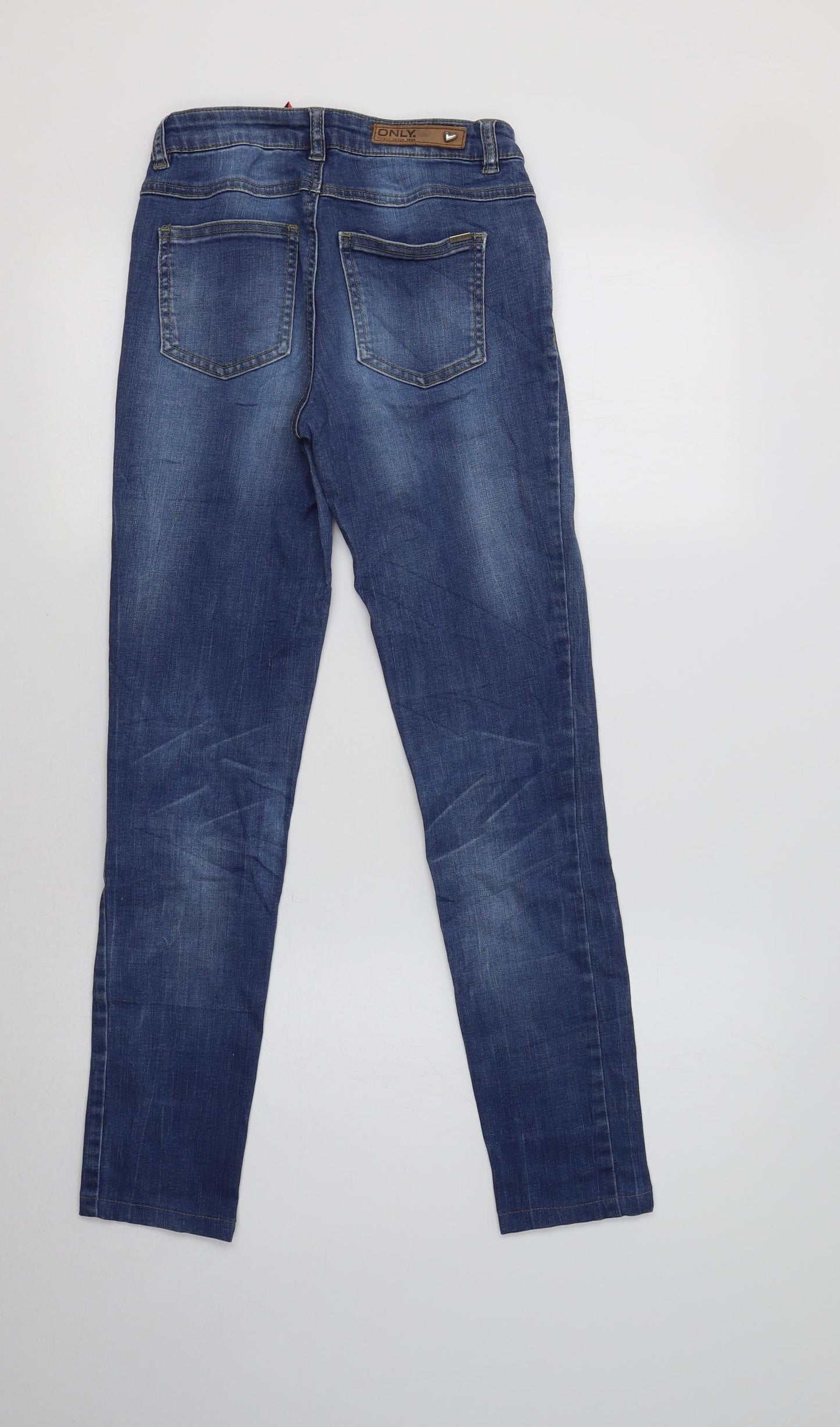 Only Womens Blue  Cotton Skinny Jeans Size 6 L27 in Regular