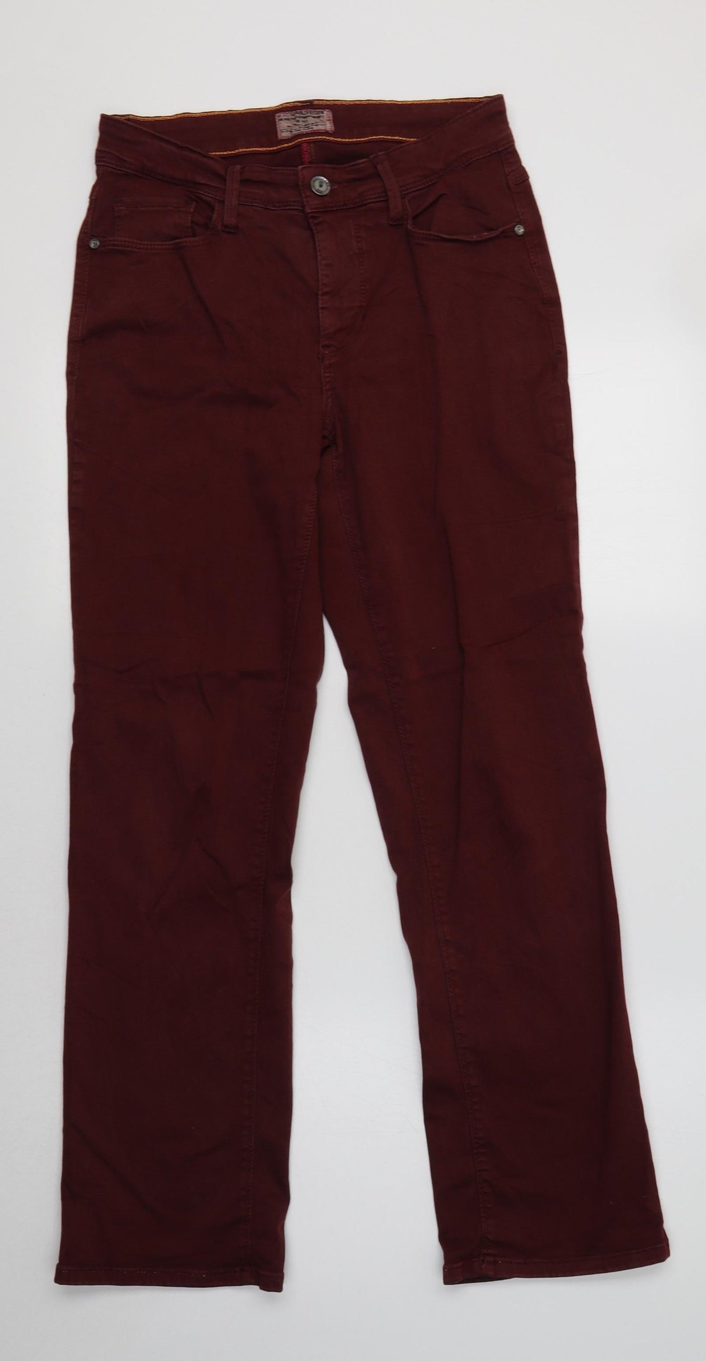 Mac Jeans Womens Purple  Cotton Bootcut Jeans Size 10 L30 in Regular
