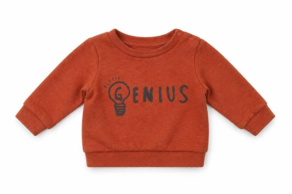 F&F Baby Orange  Cotton Pullover Jumper Size 0-3 Months