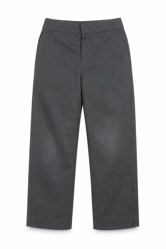 SCHOOLWEAR Boys Grey  Polyester Dress Pants Trousers Size 4 Years  Regular