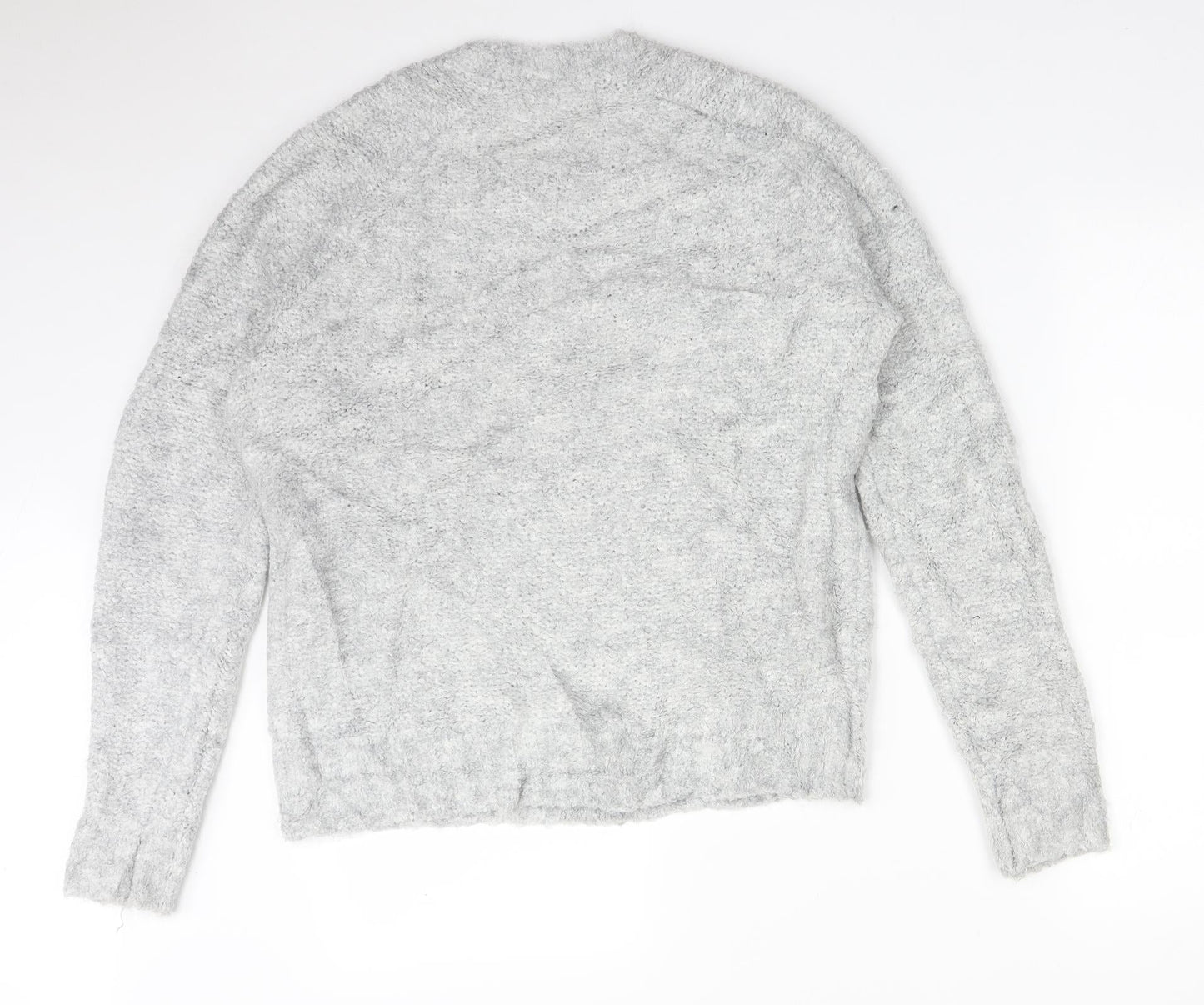 Primark Womens Grey  Acrylic Pullover Sweatshirt Size M