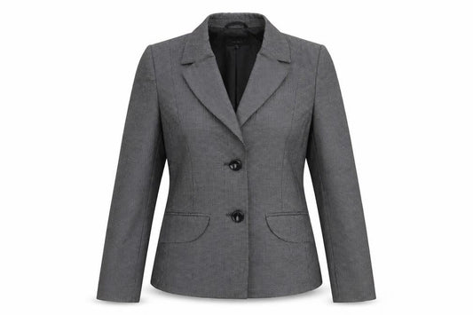 COLLECTION Womens Multicoloured Houndstooth Polyester Jacket Suit Jacket Size 12