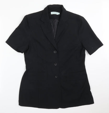 Preloved Atmosphere Womens Black  Polyester Jacket Suit Jacket Size 14 - Front