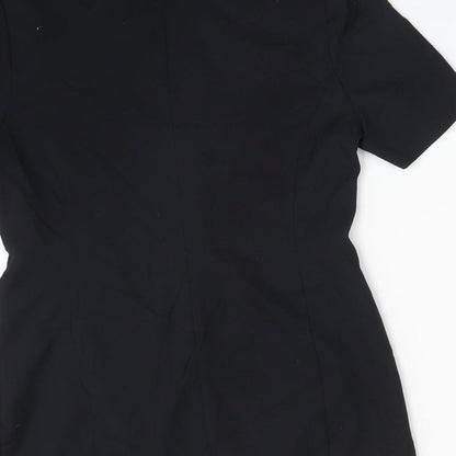 Preloved Atmosphere Womens Black  Polyester Jacket Suit Jacket Size 14 - Label