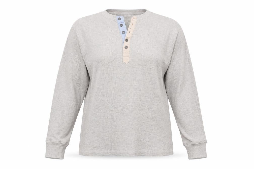 Peacocks Womens Grey Round Neck  Cotton Pullover Jumper Size L