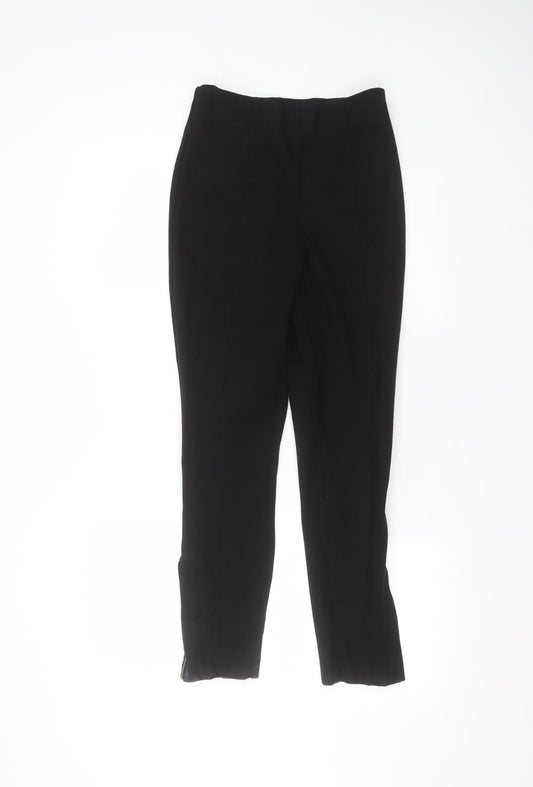 ASOS Womens Black  Viscose Trousers  Size 8 L26 in Regular