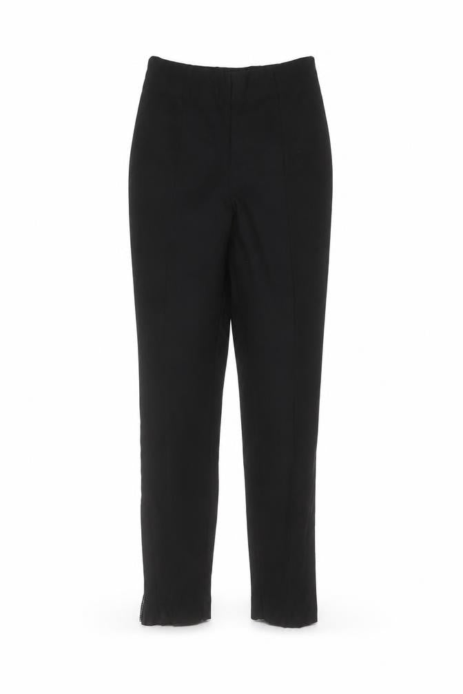 ASOS Womens Black  Viscose Trousers  Size 8 L26 in Regular