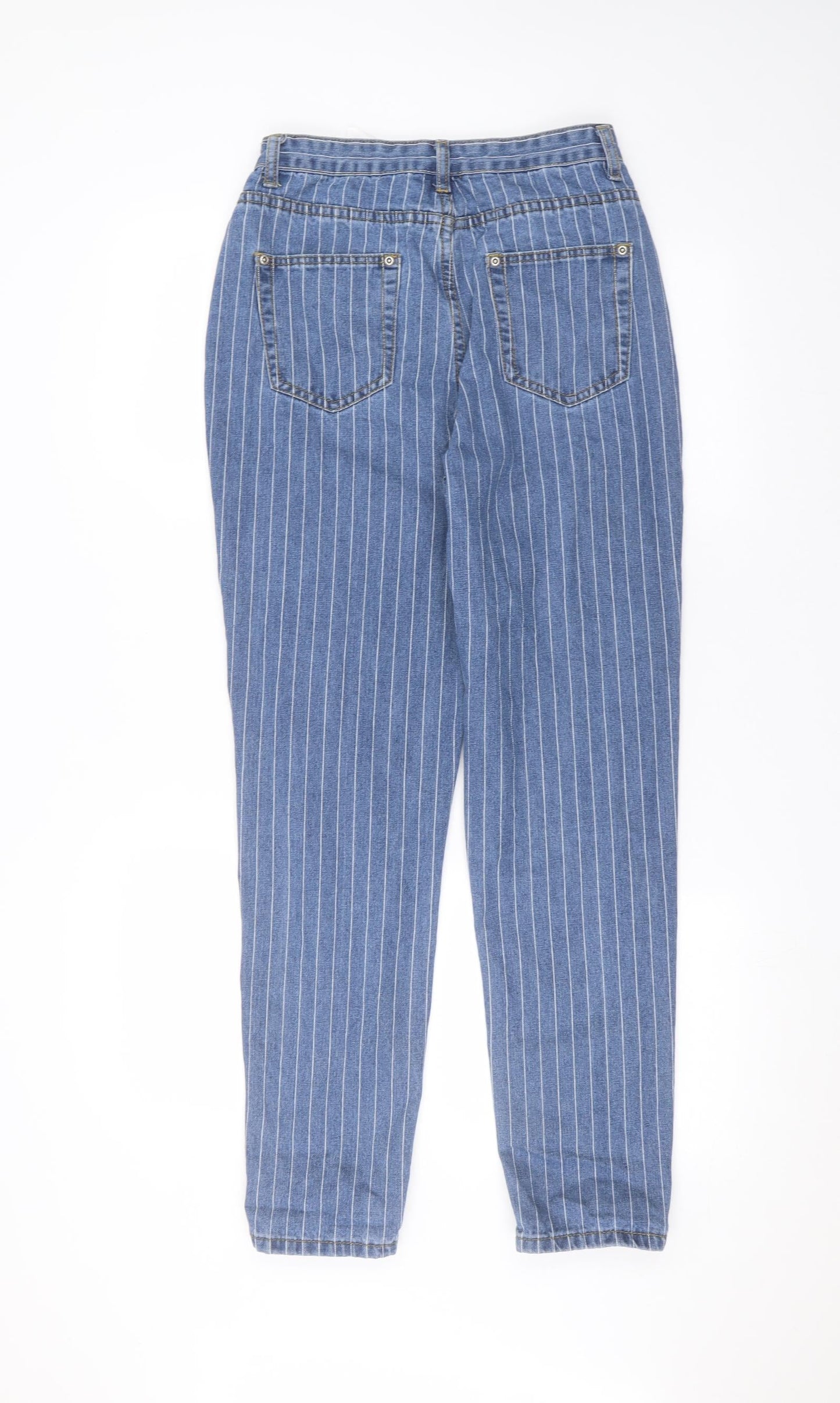 Nasty Gal Womens Blue  Cotton Skinny Jeans Size 8 L27 in Regular