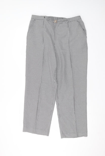Damart Womens White  Polyester Trousers  Size 18 L25 in Regular