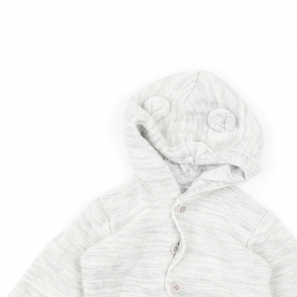 George Baby White   Jacket  Size 12-18 Months
