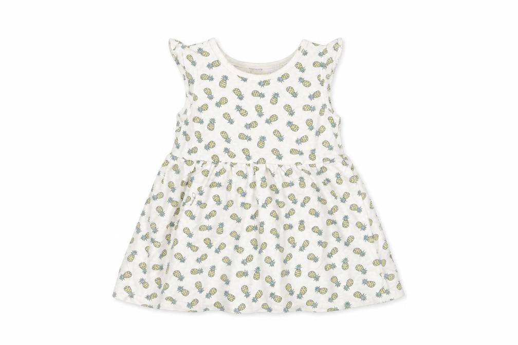 Primark Baby White  Cotton A-Line  Size 12-18 Months Round Neck