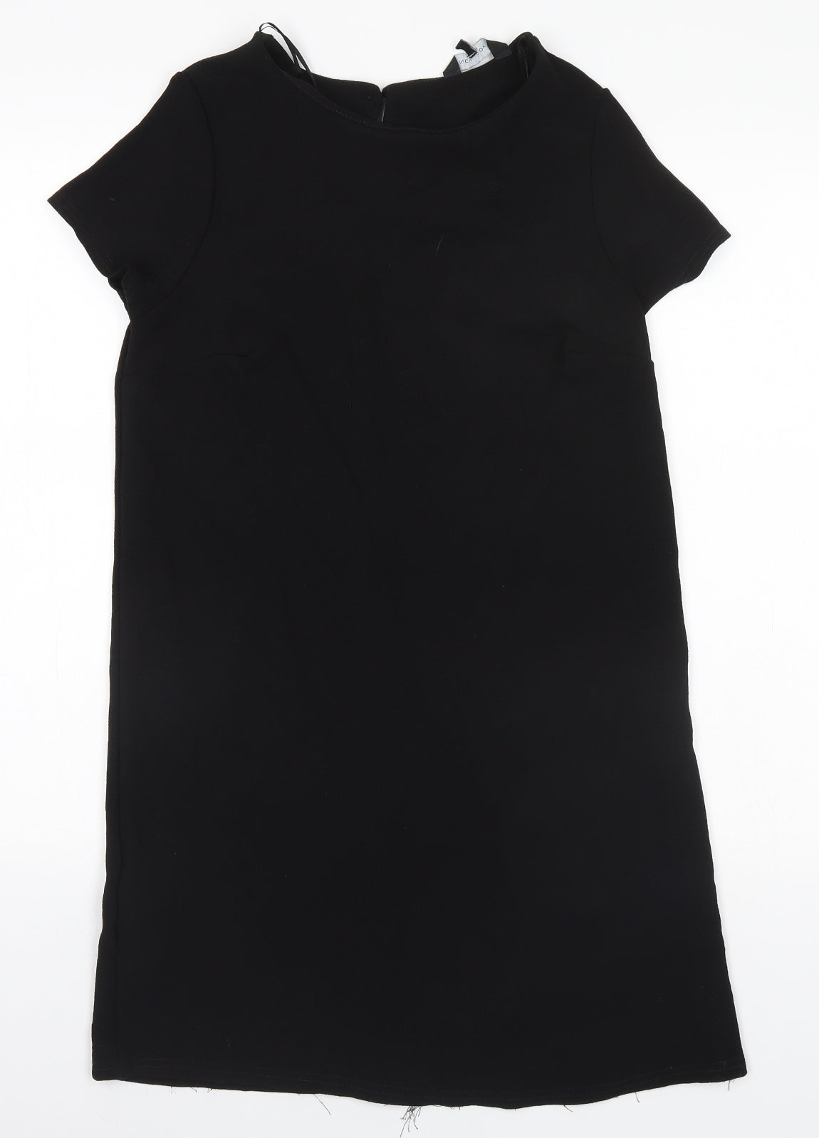 New Look Womens Black  Polyester A-Line  Size 12 Round Neck