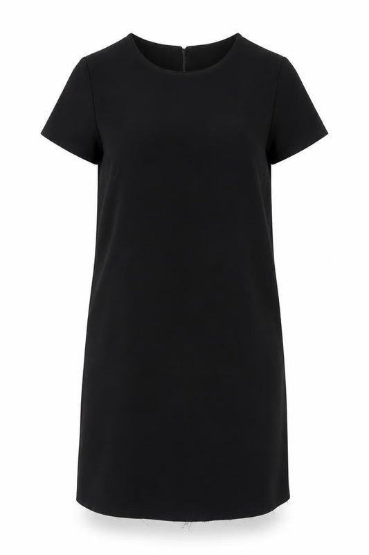 New Look Womens Black  Polyester A-Line  Size 12 Round Neck