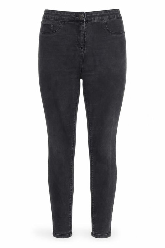 Papaya Denim Womens Black  Cotton Skinny Jeans Size 12 L28 in Regular
