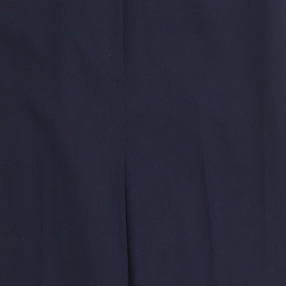 Dorothy Perkins Womens Blue  Polyester Trousers  Size 12 L26 in Regular