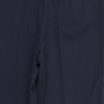Preloved Dorothy Perkins Womens Blue  Polyester Trousers  Size 12 L26 in Regular - Label