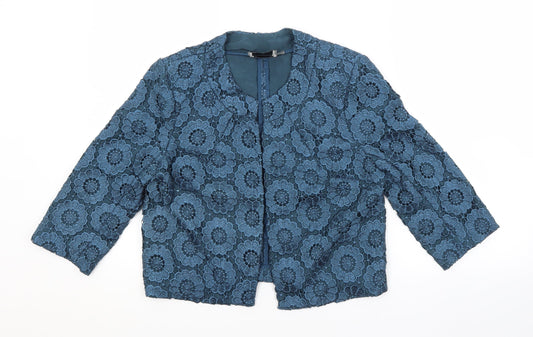 ASOS Womens Blue Floral  Jacket  Size 6