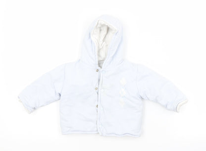 Preloved Pastel Baby Blue   Basic Coat Coat Size 0-3 Months - Front