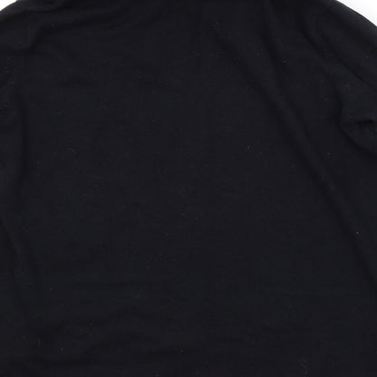 Preloved BPC Womens Black Roll Neck  Cotton Pullover Jumper Size 12 - Label
