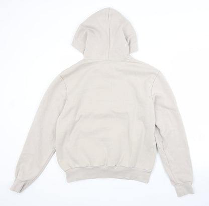 H&M Womens Grey  Cotton Pullover Hoodie Size M