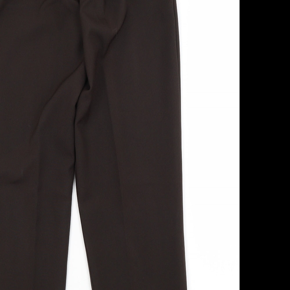 Preworn Womens Brown   Trousers  Size 10 L26 in Regular