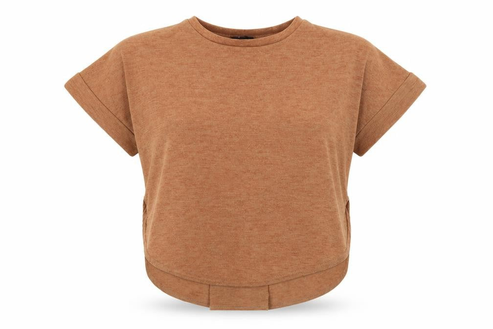 River Island Womens Brown Crew Neck  Polyester Pullover Jumper Size 8