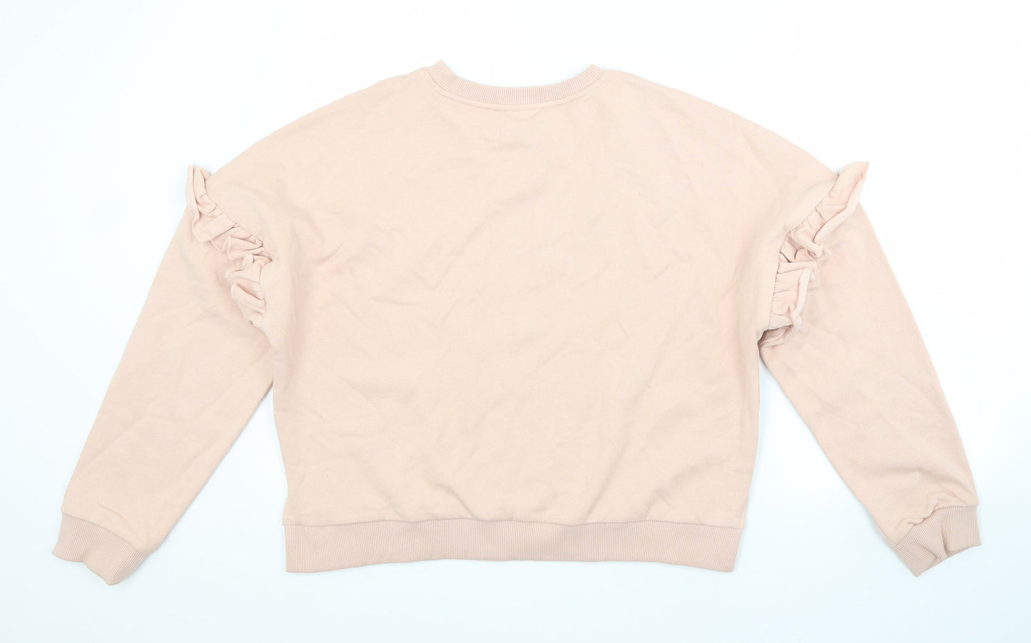 Urban Classics Womens Pink  Cotton Pullover Sweatshirt Size L