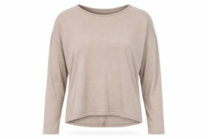 Primark Womens Brown  Viscose Basic T-Shirt Size S Round Neck