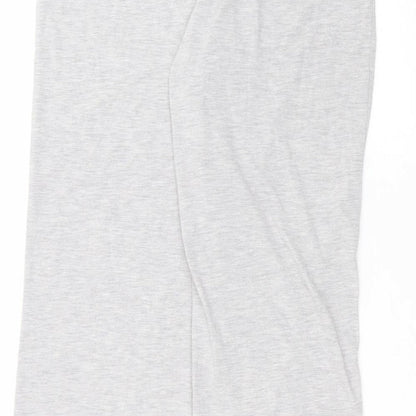 Debenhams Womens Grey  Polyester Trousers  Size 12 L27 in Regular