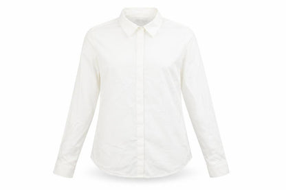 ASOS Womens White  Cotton Basic Button-Up Size 12 Collared