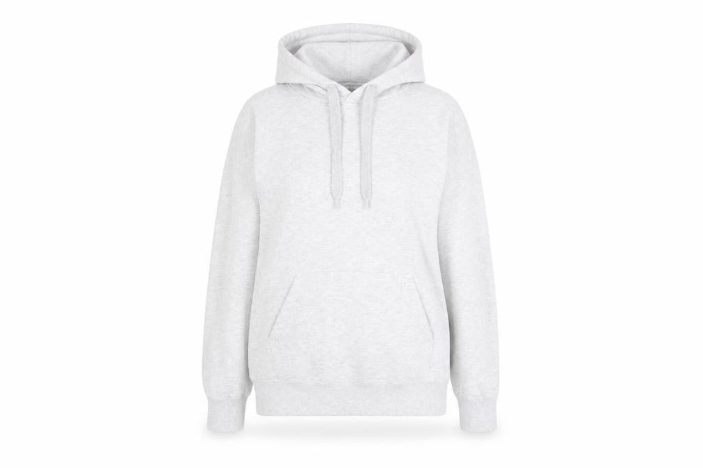 FB sister Womens White  Cotton Pullover Hoodie Size S