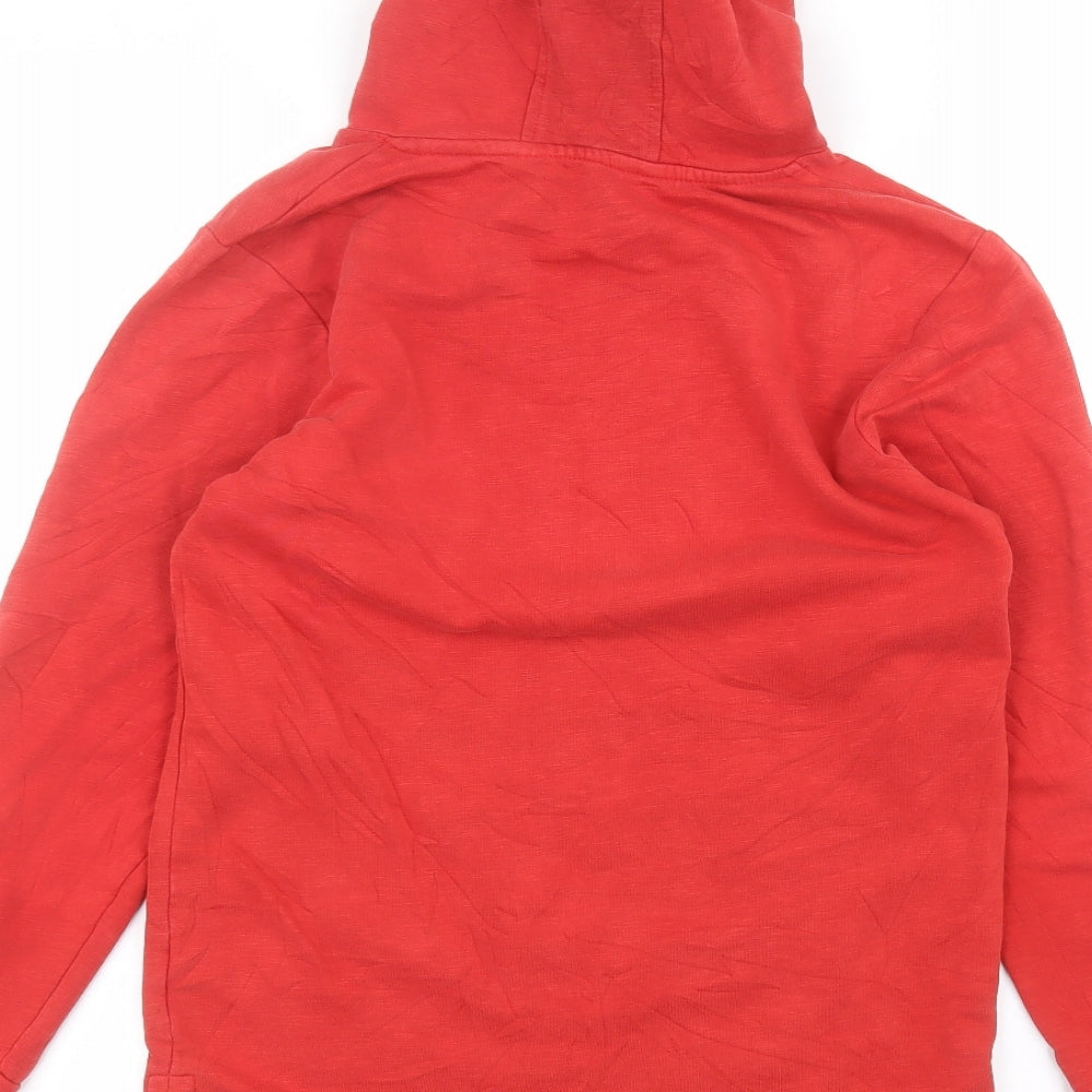 George Girls Red  Cotton Pullover Hoodie Size 12-13 Years