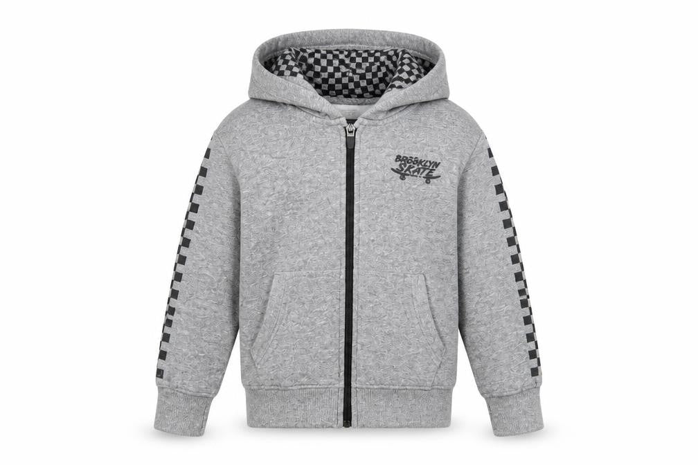 NEXT Girls Grey  Cotton Pullover Hoodie Size 8 Years