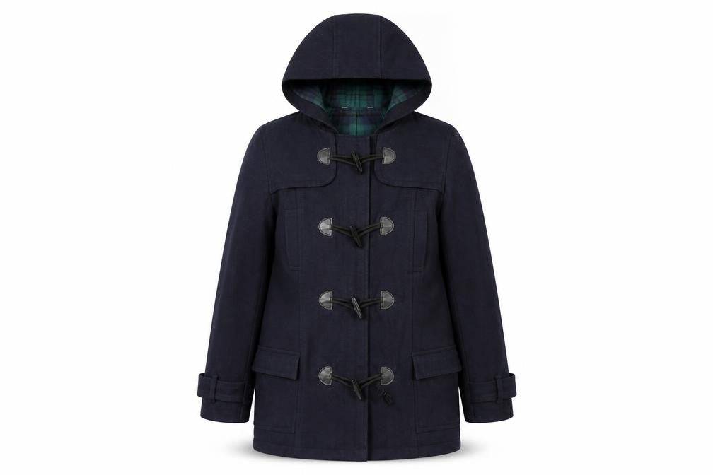 Preworn Womens Blue   Overcoat Coat Size 8