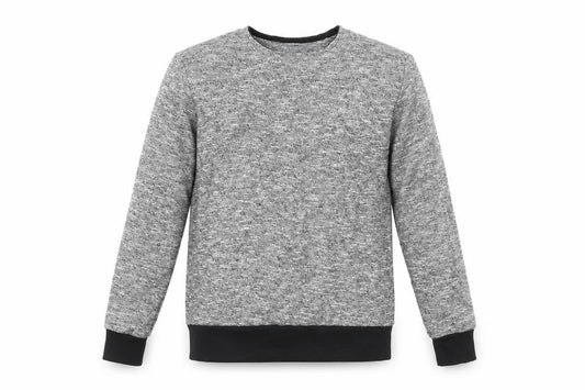 Primark Mens Silver Round Neck  Polyester Pullover Jumper Size S