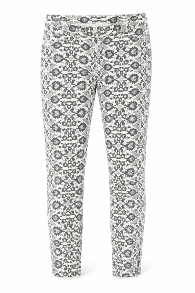 Zara Womens Multicoloured Floral  Skinny Jeans Size 30 L26 in Regular