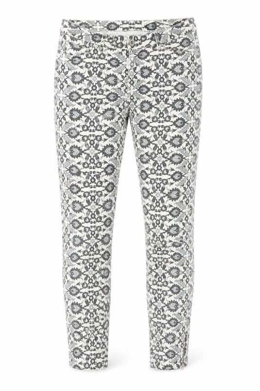 Zara Womens Multicoloured Floral  Skinny Jeans Size 30 L26 in Regular