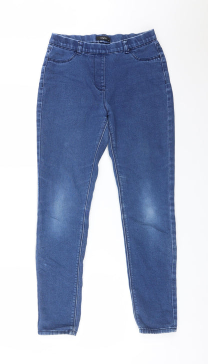 Preloved M&Co Womens Blue  Cotton Jegging Jeans Size 10 L29 in Regular - Front