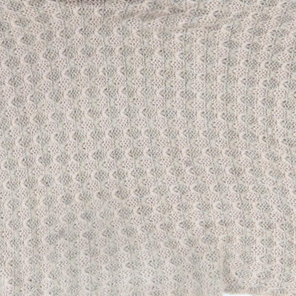 F&F Womens Beige Argyle/Diamond  Jacket Poncho Size M