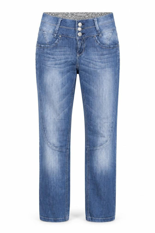 My Feminine Denim Womens Blue   Straight Jeans Size 6 L31 in Regular  - Deep Waistband