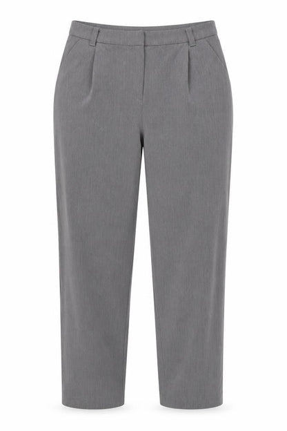 Topshop Womens Grey  Polyester Trousers  Size 10 L26 in Regular  - Light Grey