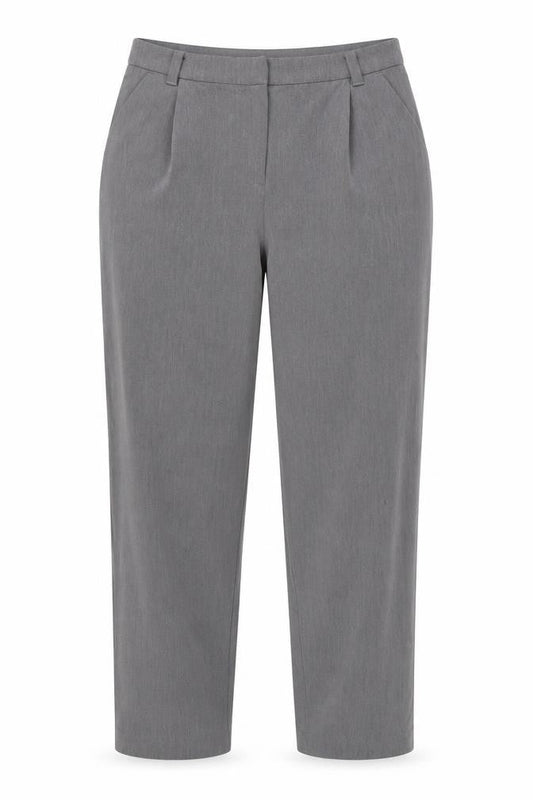 Topshop Womens Grey  Polyester Trousers  Size 10 L26 in Regular  - Light Grey