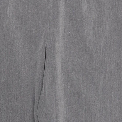 Topshop Womens Grey  Polyester Trousers  Size 10 L26 in Regular  - Light Grey